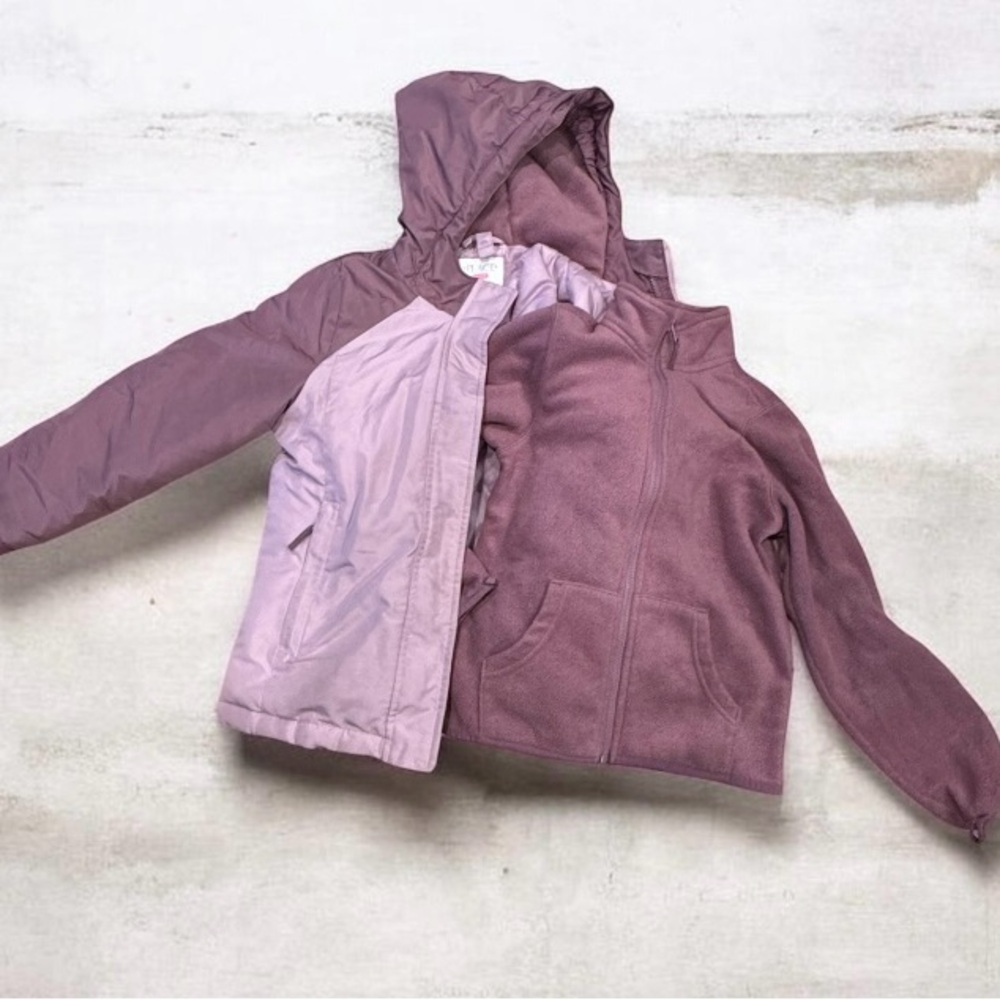 The Children's Place 3 in 1 Lavender and Mauve Ski/Winter Jacket Size M 7/8